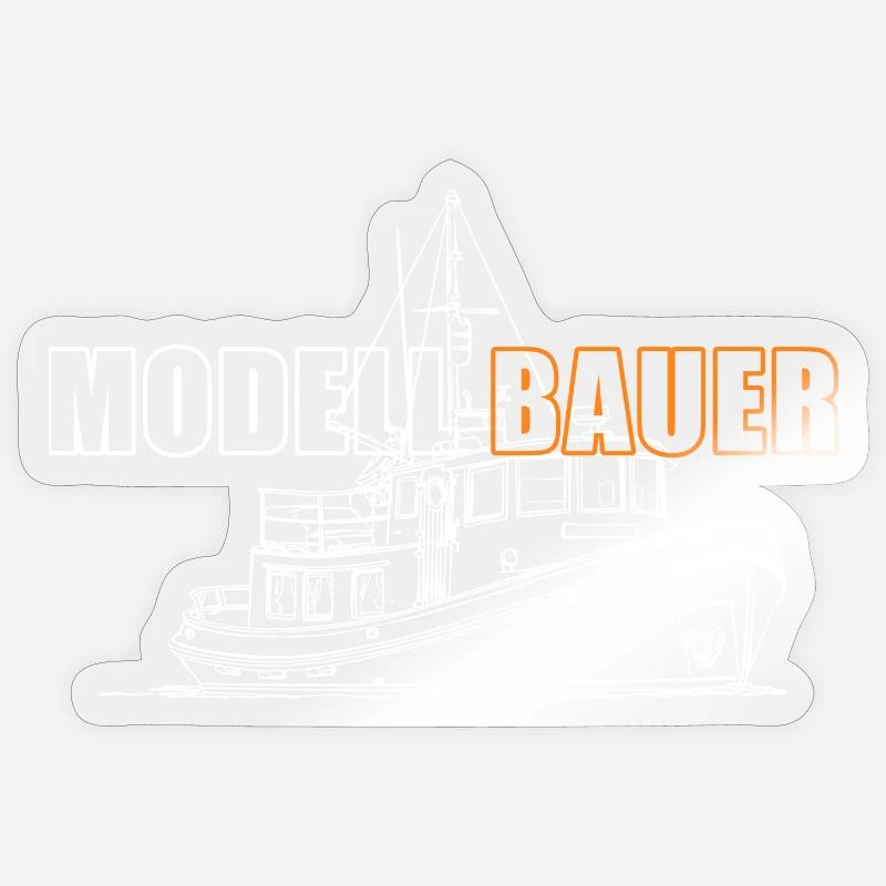 Modellbau Schiffe Sticker Größe S (10 x 10 cm)