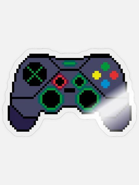 G35 Gamepad - Sticker Größe S (10 x 10 cm) - Transparent glänzend