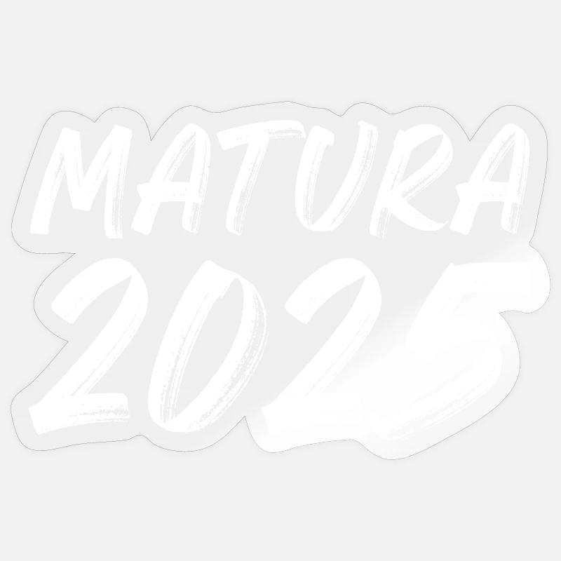 Matura 2025 - Sticker Größe S (10 x 10 cm) - Transparent glänzend