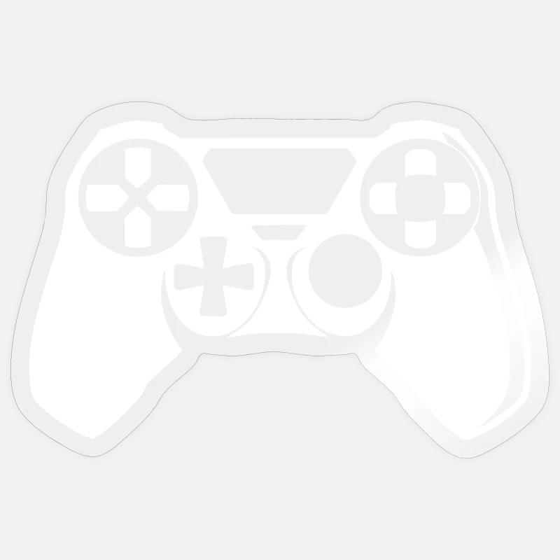 Gamepad Graphics - Sticker size S (10 x 10 cm) - transparent glossy