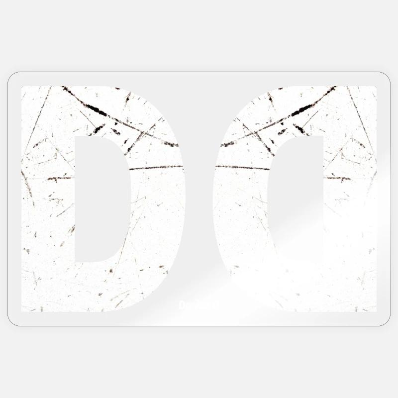 Double D - Doppel D Sticker Größe S (10 x 10 cm)