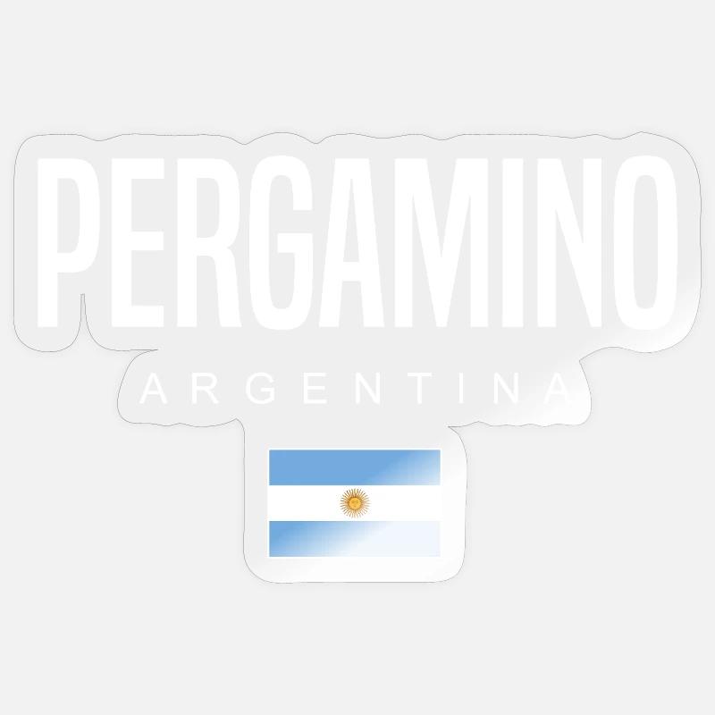 Pergamino Argentinien Argentinier - Sticker Größe S (10 x 10 cm) - Transparent glänzend