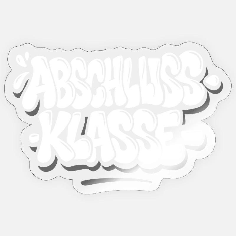 Graduating Class – Graffiti Style Sticker size S (10 x 10 cm)