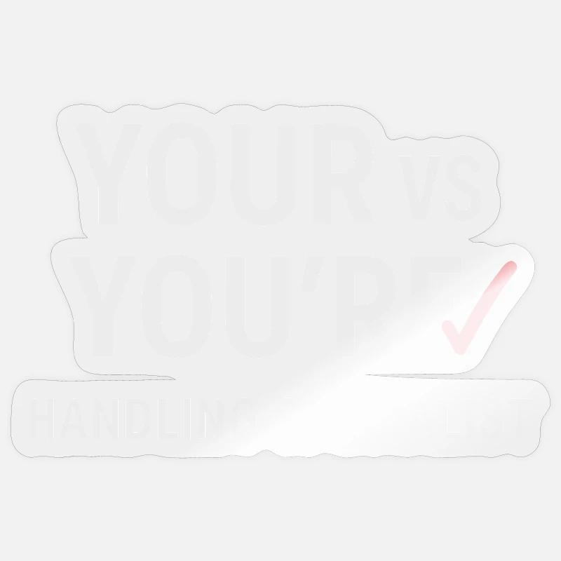 Grammar Oxford Comma Language Rules Sticker size S (10 x 10 cm)