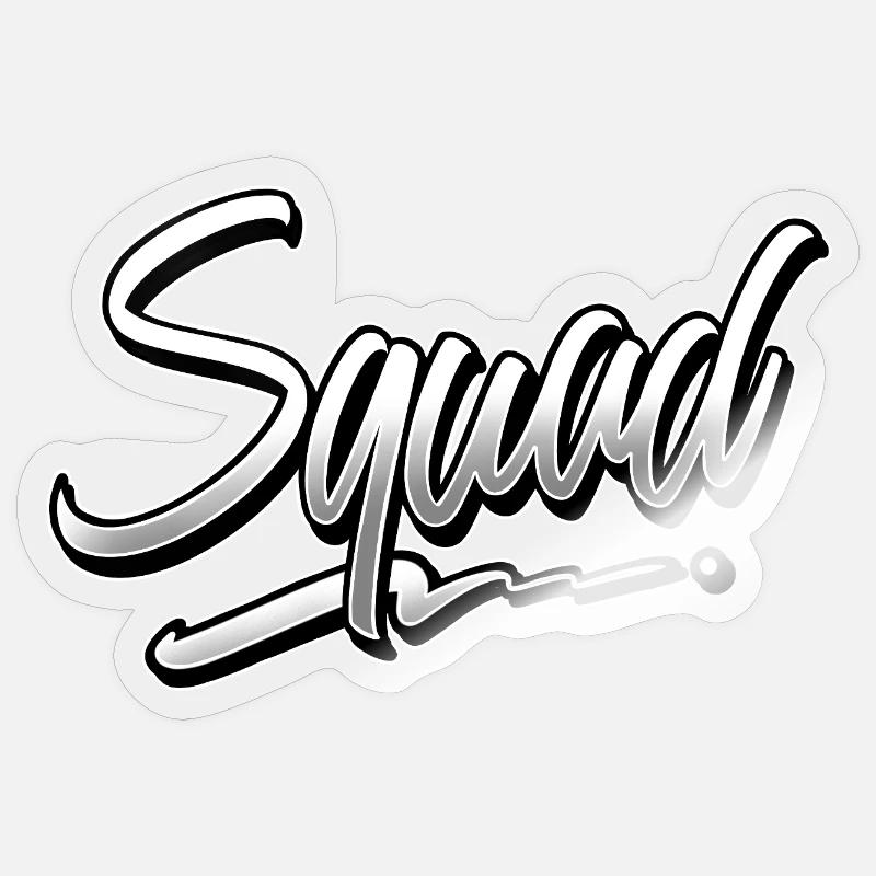 Squad Sticker size S (10 x 10 cm)