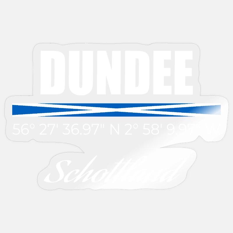 Dundee - Sticker size S (10 x 10 cm) - transparent glossy
