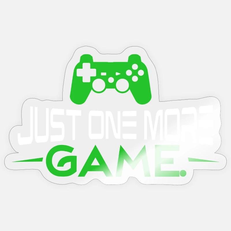 Encore un match - Sticker taille S (10 x 10 cm) - brillant transparent