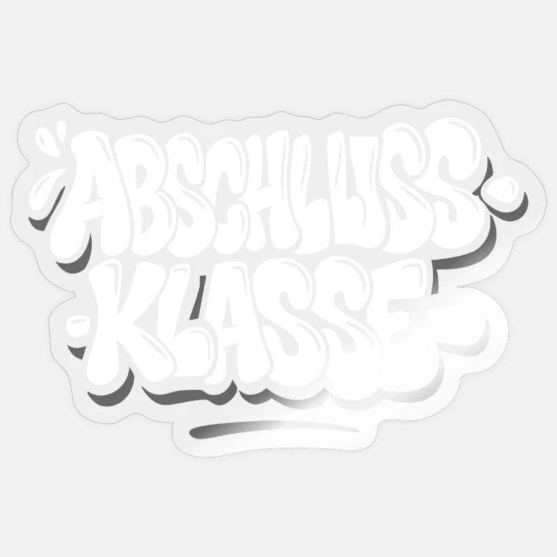 Graduating Class Graffiti Sticker size S (10 x 10 cm)