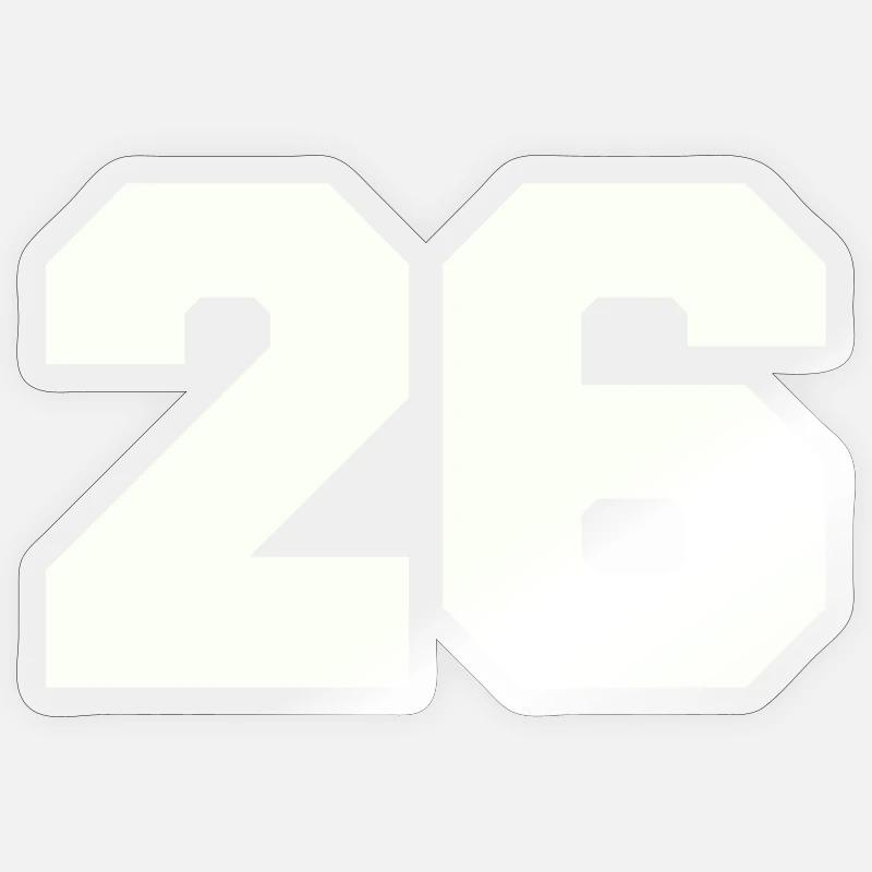 26 - Sticker taille S (10 x 10 cm) - brillant transparent