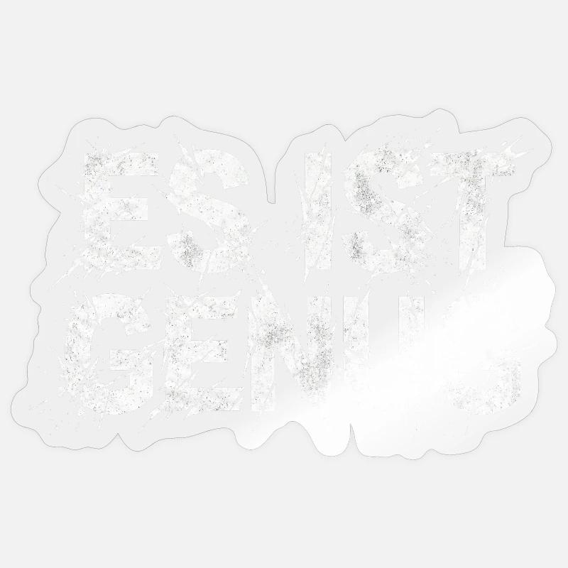 Ça suffit avec le sarcasme - Sticker taille S (10 x 10 cm) - brillant transparent