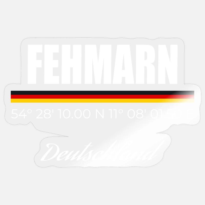 Fehmarn Sticker Größe S (10 x 10 cm)