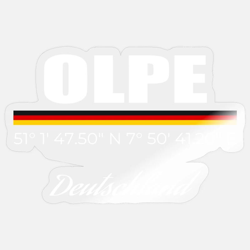 Olpe Sticker Größe S (10 x 10 cm)
