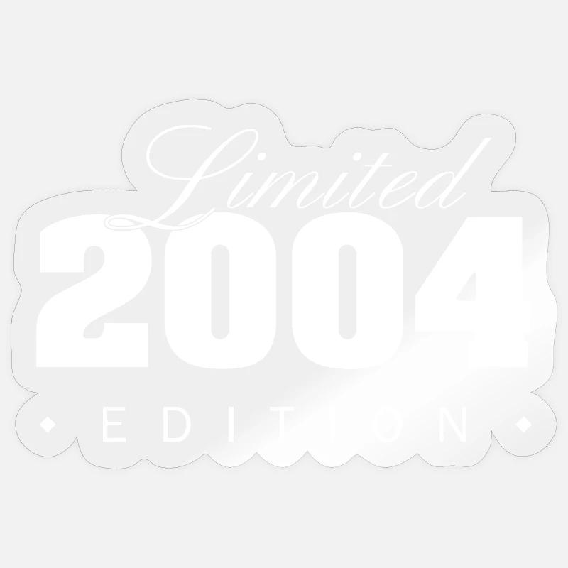 Limitierte 2004 Edition - Sticker Größe S (10 x 10 cm) - Transparent glänzend
