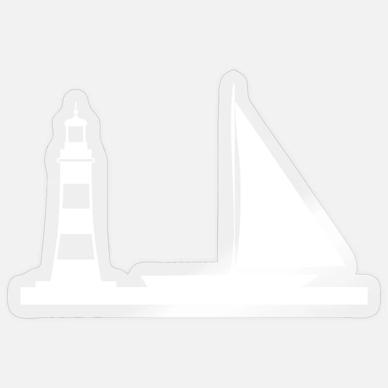 Sail - Sticker size S (10 x 10 cm) - transparent glossy