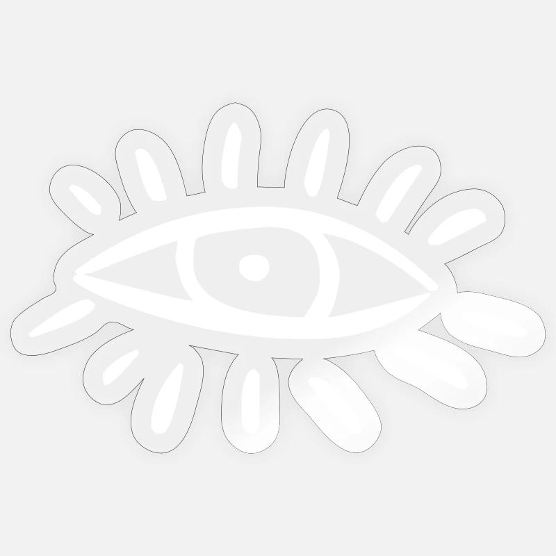 Eye Cyclops - Sticker size S (10 x 10 cm) - transparent glossy