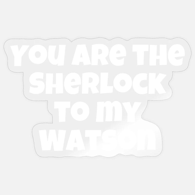 Sherlock Holmes Sticker size S (10 x 10 cm)