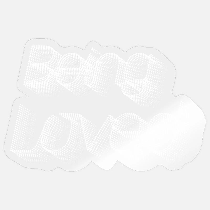 Being Loved - Sticker size S (10 x 10 cm) - transparent glossy