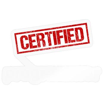 Programmeur - Sticker taille S (10 x 10 cm) - brillant transparent - Devant