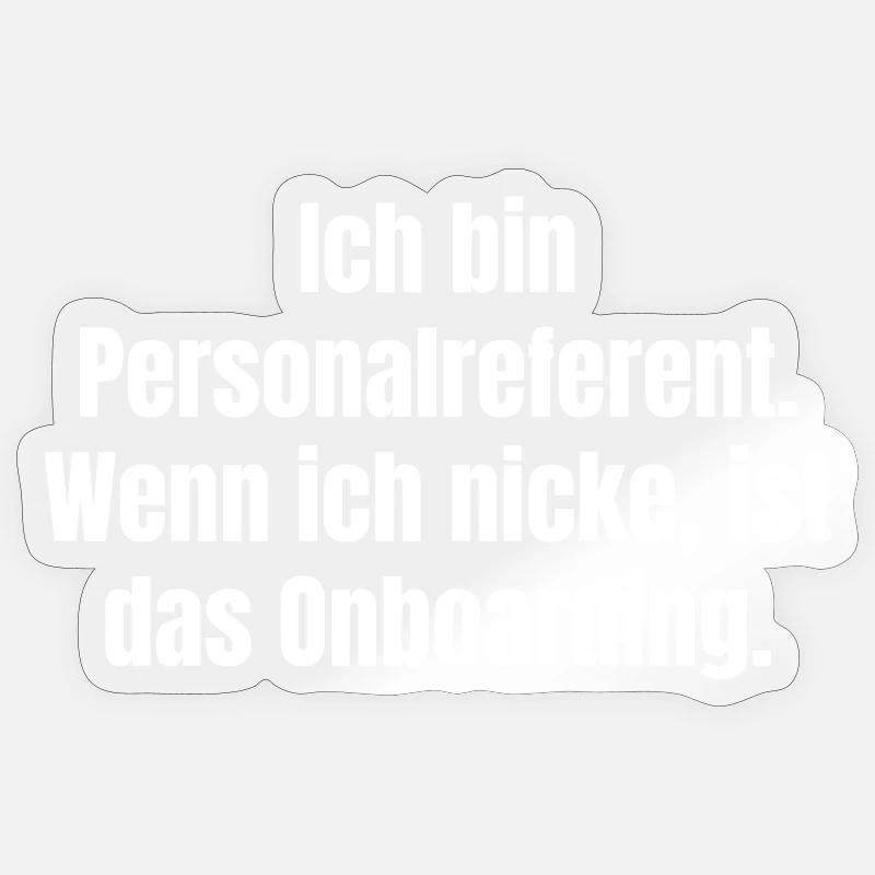 I'm Personalized Onboarding - Sticker size S (10 x 10 cm) - transparent glossy