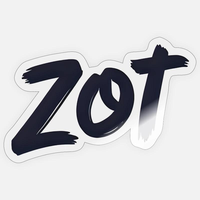 Zot – Flämisches Statement-Hemd - Sticker Größe S (10 x 10 cm) - Transparent glänzend