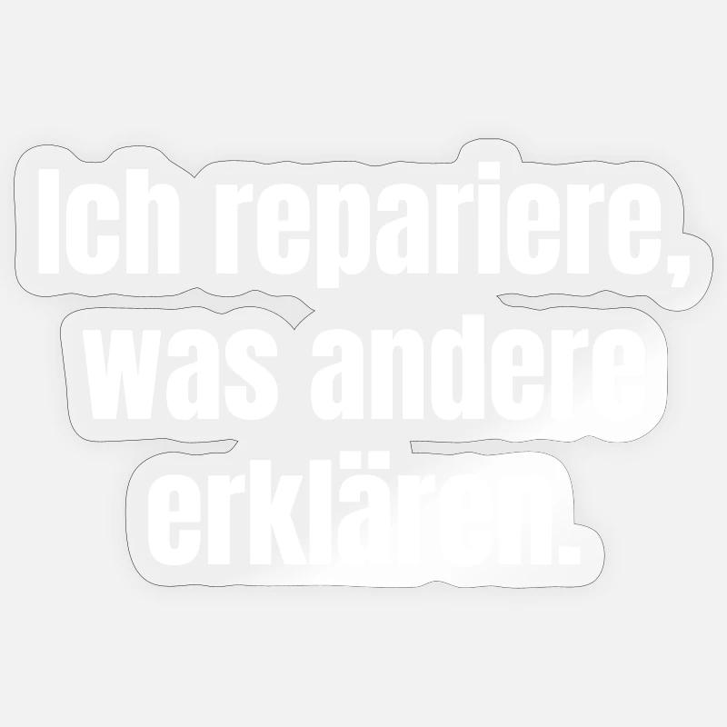 Sticker Größe S (10 x 10 cm) - 