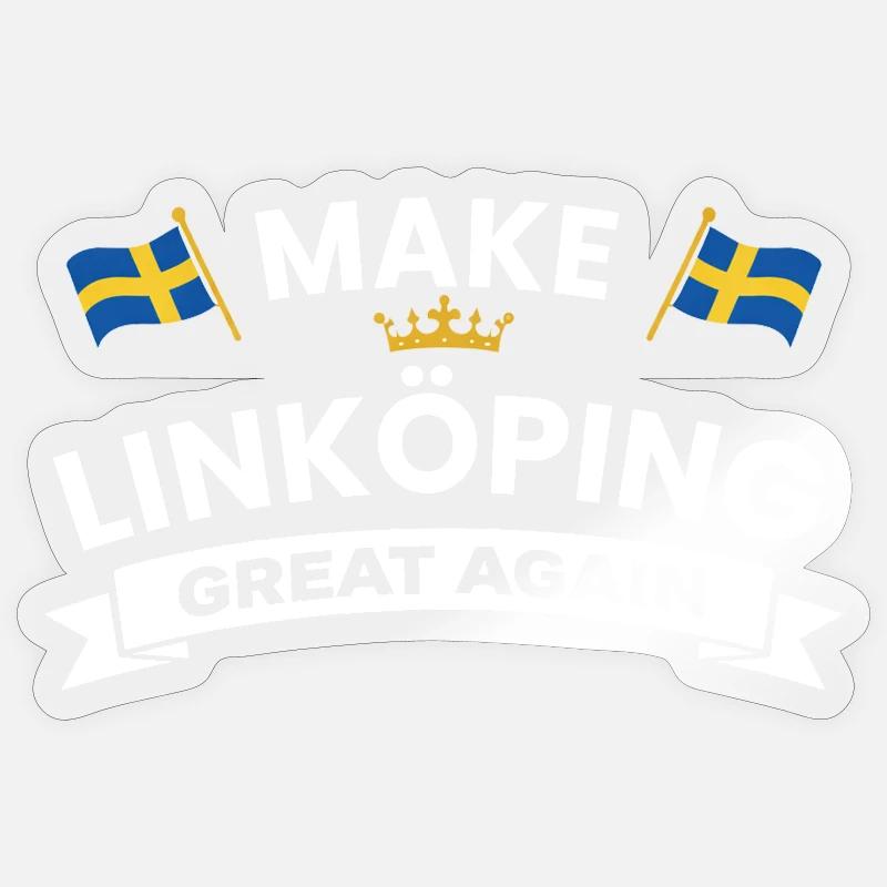 Linköping Stronger cohesion Sticker size S (10 x 10 cm)