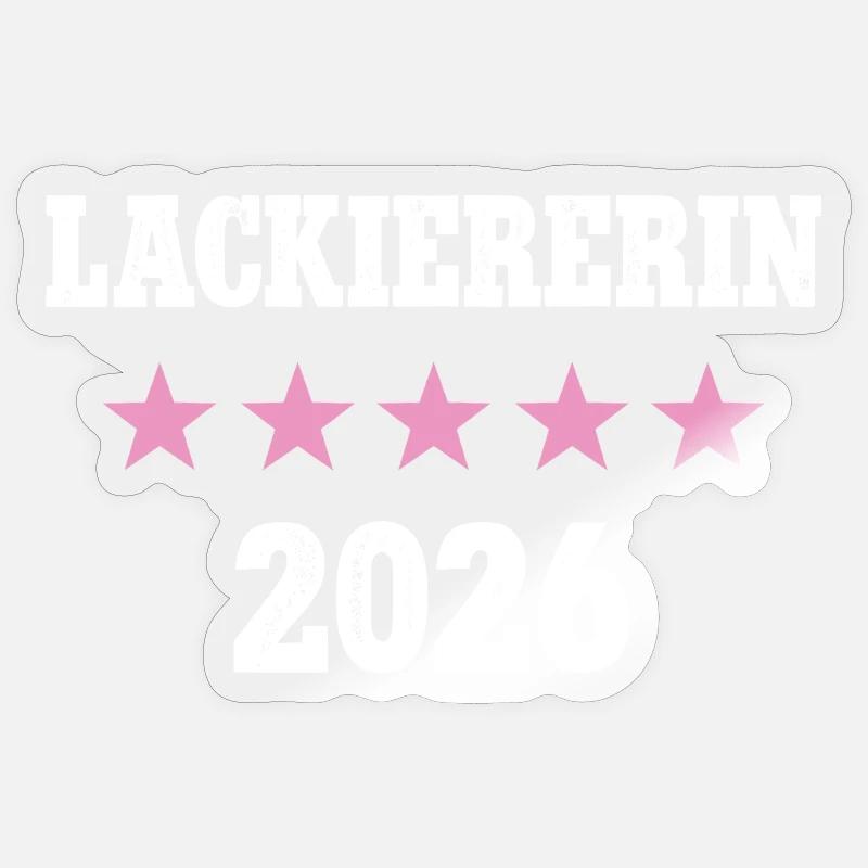 Painter 2026 Occupation Painter Paint Shop Trainee Sticker size S (10 x 10 cm)