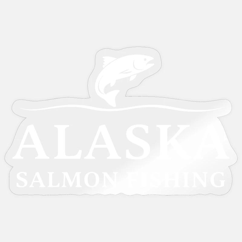 Lachsfischcrew River Hunter Sticker Größe S (10 x 10 cm)