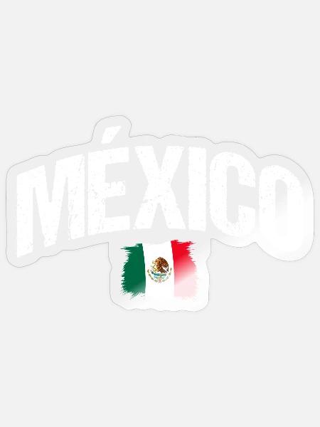 Mexican Mexico - Sticker Größe S (10 x 10 cm) - Transparent glänzend