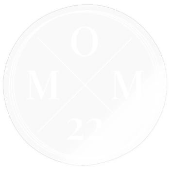 Mom 22 Mutter Schwangerschaft werdende Mama 2022 - Sticker Größe S (10 x 10 cm) - Transparent glänzend - Vorne