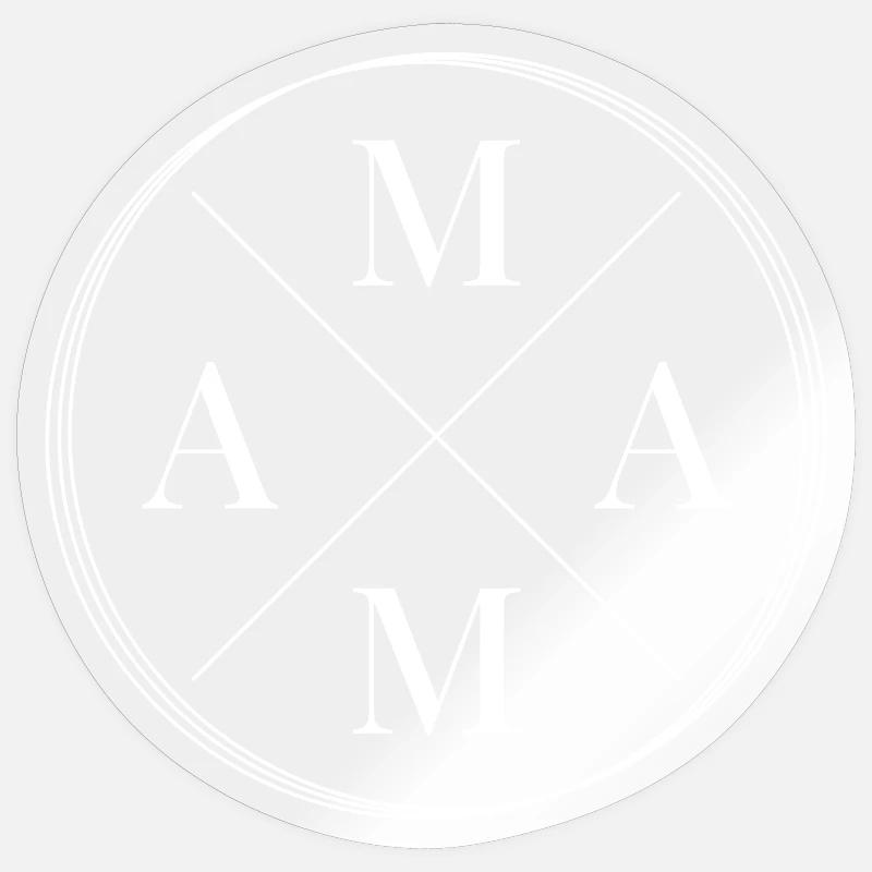 Mama Mutter Muttertag Geschenk Sticker Größe S (10 x 10 cm)