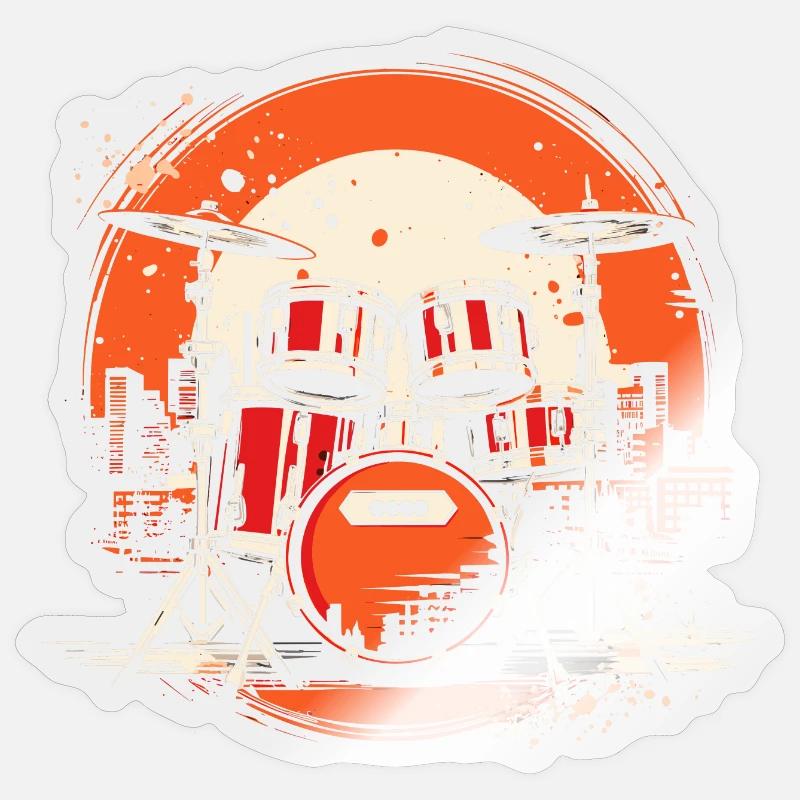 Trapset Graphics - Sticker size S (10 x 10 cm) - transparent glossy