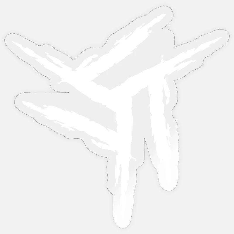 Tonzobeast Mark II - Sticker Größe S (10 x 10 cm) - Transparent glänzend