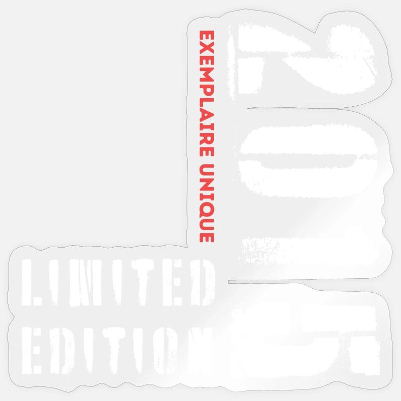 Limited Edition 2015 – Unique copy - Sticker size S (10 x 10 cm) - transparent glossy