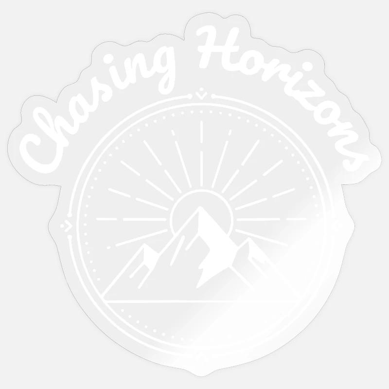 Chasing Horizons Sticker size S (10 x 10 cm)