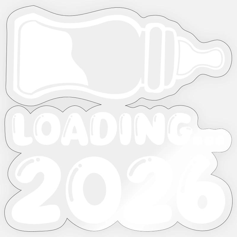 Loading 2026 Baby Bottle - Sticker size S (10 x 10 cm) - transparent glossy
