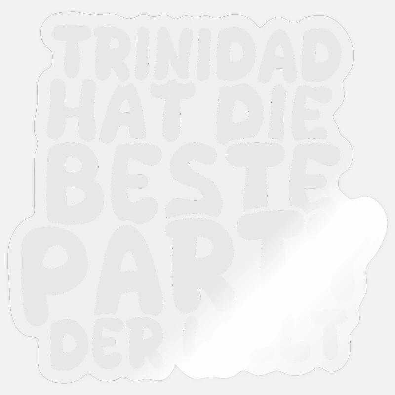 Cadeau pour Trinité - Sticker taille S (10 x 10 cm) - brillant transparent