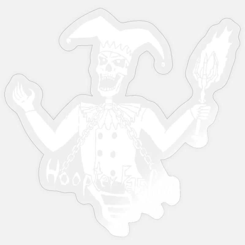 Hööpti - Sticker Größe S (10 x 10 cm) - Transparent glänzend