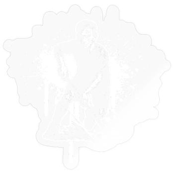 Clean floorball artwork for floorball - Sticker size S (10 x 10 cm) - transparent glossy - Front