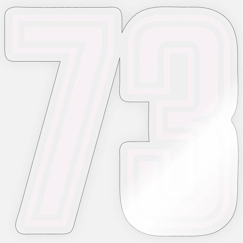 73 Sticker taille S (10 x 10 cm)