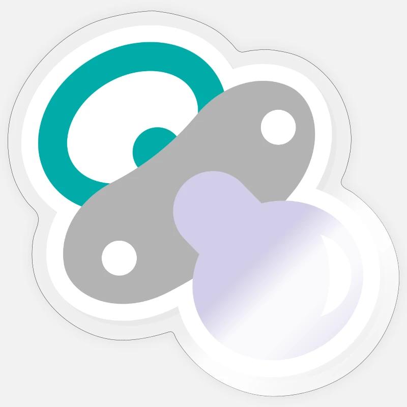 Pacifier Sticker size S (10 x 10 cm)
