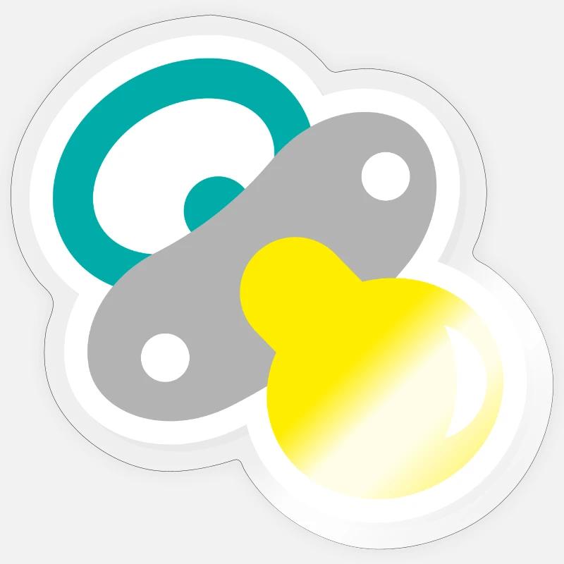 Pacifier Sticker size S (10 x 10 cm)