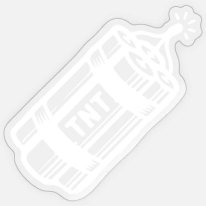 Dynamite Tnt - Sticker size S (10 x 10 cm) - transparent glossy