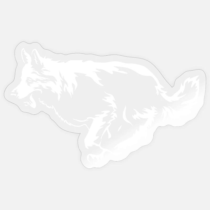 Swiss Shepherd "Black Edition" - Sticker size S (10 x 10 cm) - transparent glossy