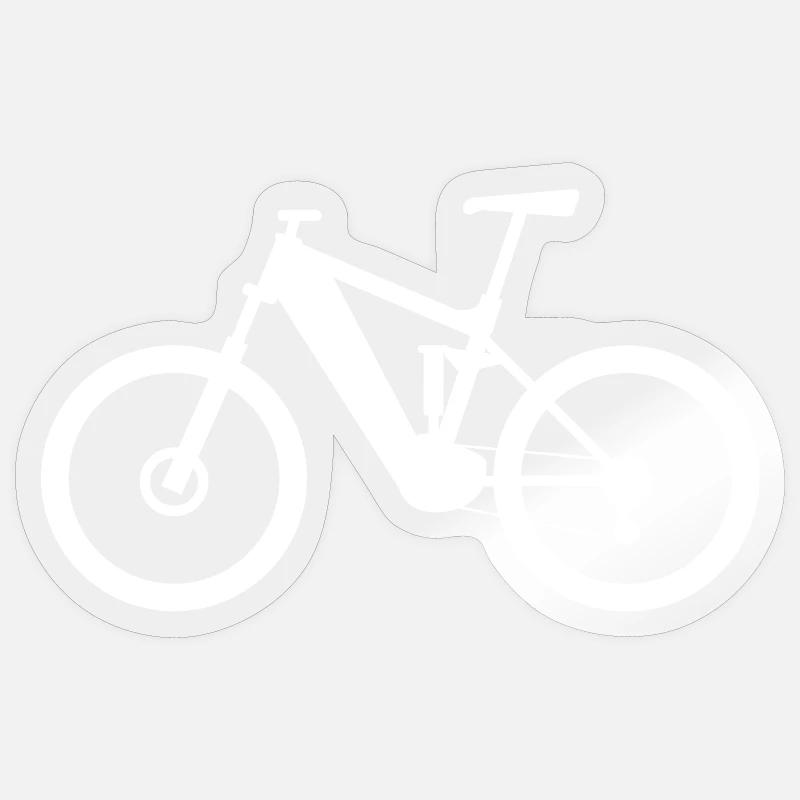 e-bike, Fully e - VTT Sticker taille S (10 x 10 cm)