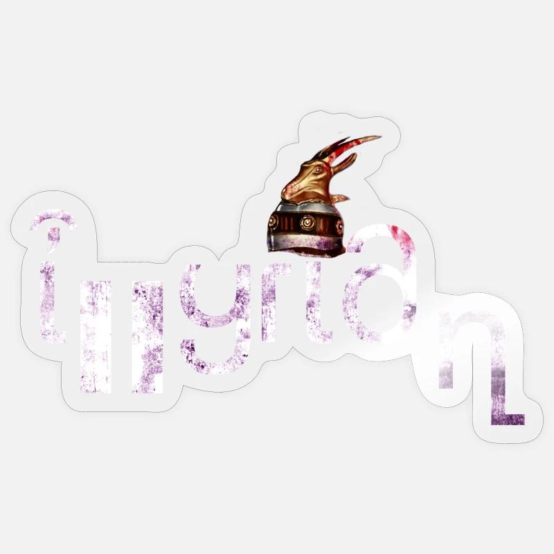 Illyrian - Sticker size S (10 x 10 cm) - transparent glossy