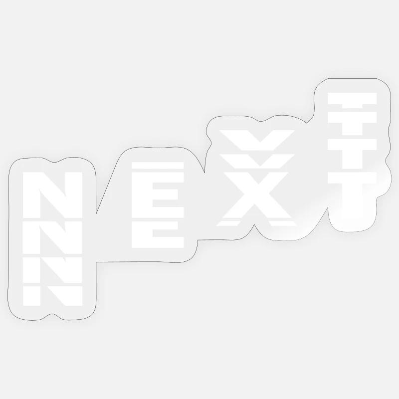 PROCHAIN - Sticker taille S (10 x 10 cm) - brillant transparent