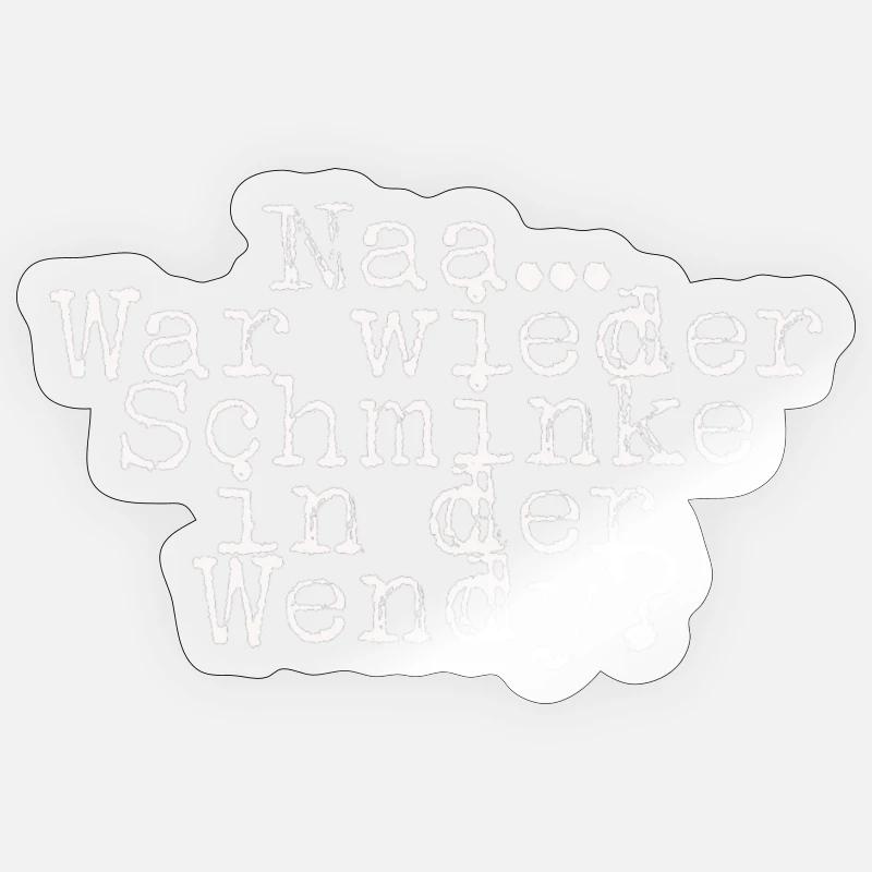 Wendy - Sticker Größe S (10 x 10 cm) - Transparent glänzend