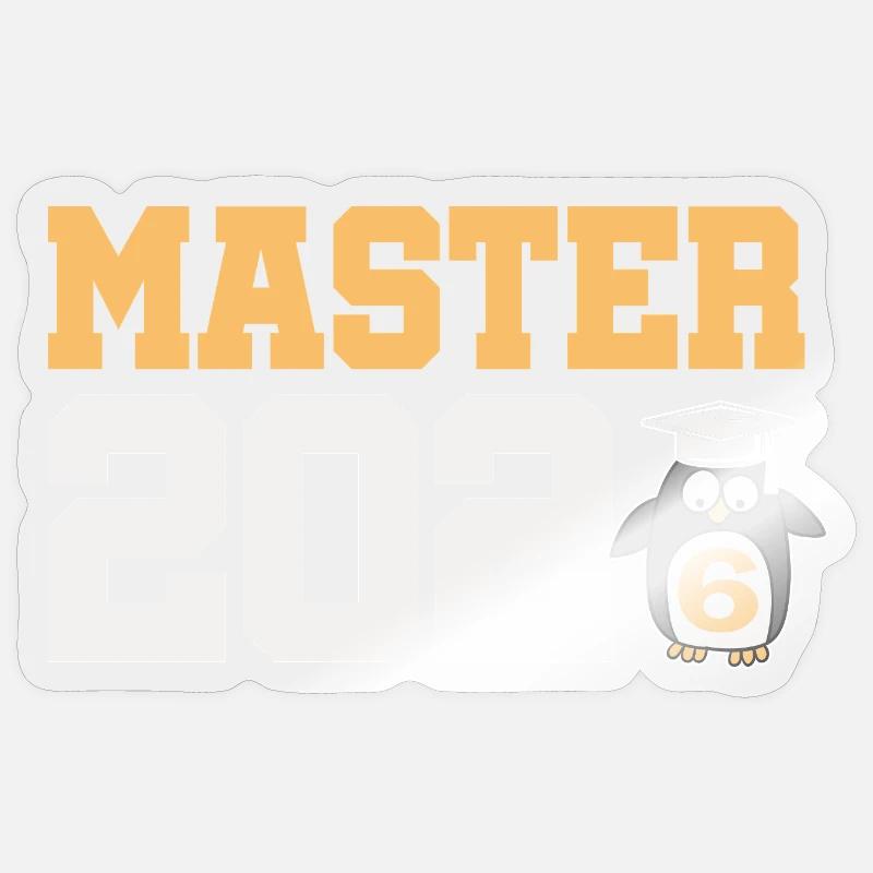 Master 2026 Diplôme Sticker taille S (10 x 10 cm)