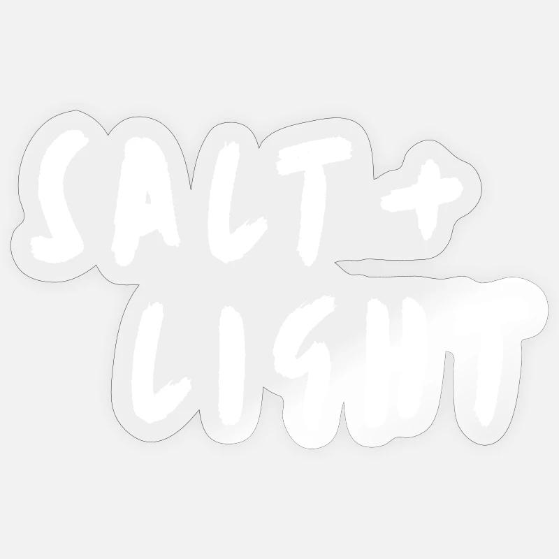 Salt + light Sticker size S (10 x 10 cm)